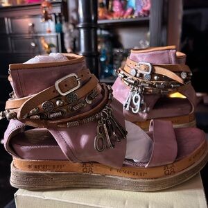 A.S.98 Rare Bohemian Sandals with Charms🌸🌻🌸